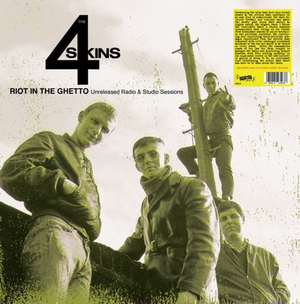 Riot In The Ghetto: Unreleased Radio & Studio Sessions 4 SKINS vinyl lp - punk to funk heaven