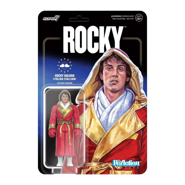 Rocky 1 Rocky Italian Stallion Reaction Figures super 7 - punk to funk heaven