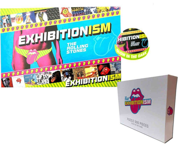 Rolling Stones Exhibitionism Glow In The Dark 500 Piece Jigsaw Puzzle - punk to funk heaven