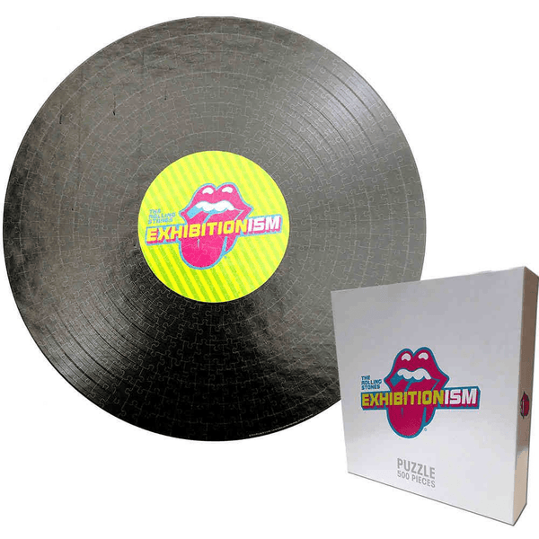 Rolling Stones Exhibitionism Record 500 Piece Jigsaw Puzzle - punk to funk heaven