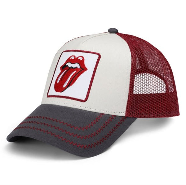 Rolling Stones Trucker Cap Beige - punk to funk heaven
