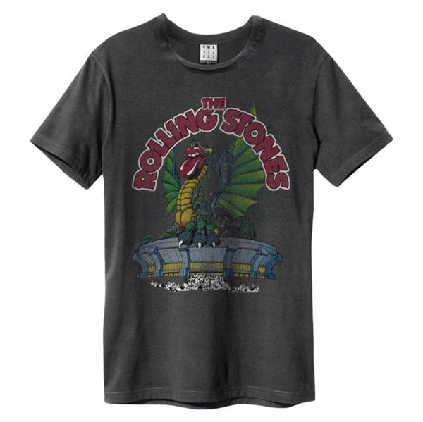 Rolling Stones Us 1972 Amplified Vintage Charcoal T Shirt - punk to funk heaven