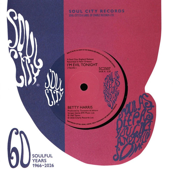 I'm Evil Tonight (Special Anniversary Edition) Artist Betty Harris Format:Vinyl / 7" Single Label:Soul City