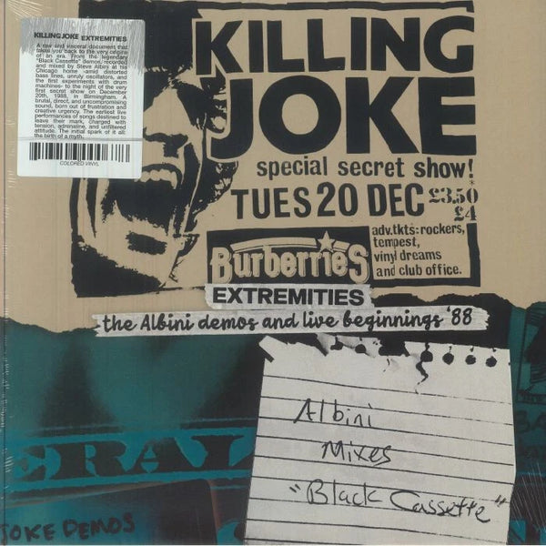 KILLING JOKE EXTREMITIES, THE ALBINI DEMOS AND LIVE BEGINNINGS '88 ( INDIES ONLY EDITION – CREAM WHITE VINYL) Vinyl LP