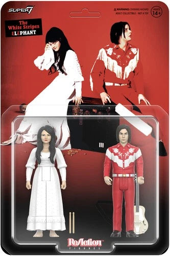 White Stripes - Elephant 2-Pack Reaction Figures Wave 2 super 7