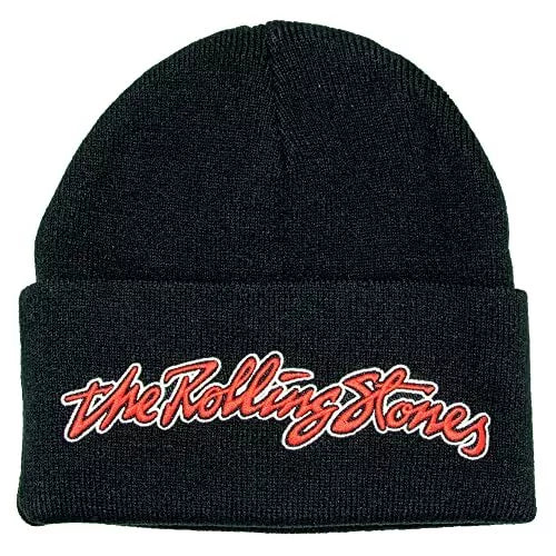 The Rolling Stones - Classic Font Beanie HAT  AMPLIFIED CLOTHING
