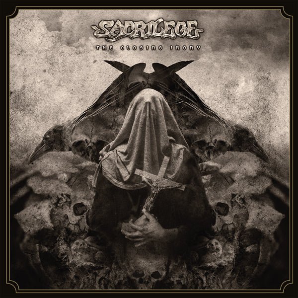 SACRILEGE THE CLOSING IRONY (RED W/ BLACK SPLATTER VINYL) VINYL LP - punk to funk heaven