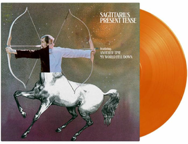 SAGITTARIUS Present Tense (reissue) (limited numbered 180 gram audiophile orange vinyl LP) Music On Vinyl - punk to funk heaven