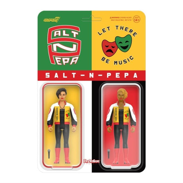 Salt - N - Pepa Reaction Figures - Salt - N - Pepa (2 - Pack) super 7 - punk to funk heaven