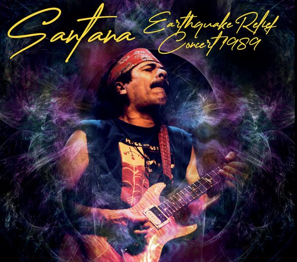 SANTANA EARTHQUAKE RELIEF CONCERT 1989 (2CD) COMPACT DISC DOUBLE - punk to funk heaven
