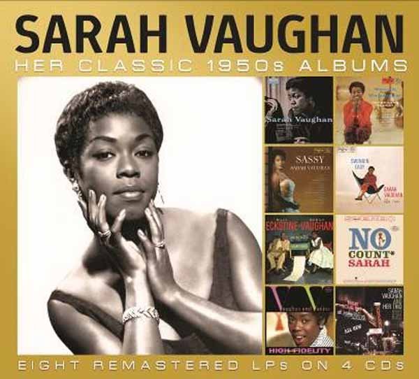 SARAH VAUGHAN HER CLASSIC 1950S ALBUMS (4CD) Compact Disc - 4 CD Box Set - punk to funk heaven