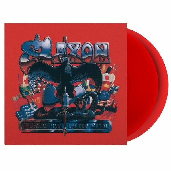 SAXON The Eagle Has Landed Part 2 Music On Vinyl Format: limited numbered 180 gram audiophile transparent red vinyl 2xLP - punk to funk heaven