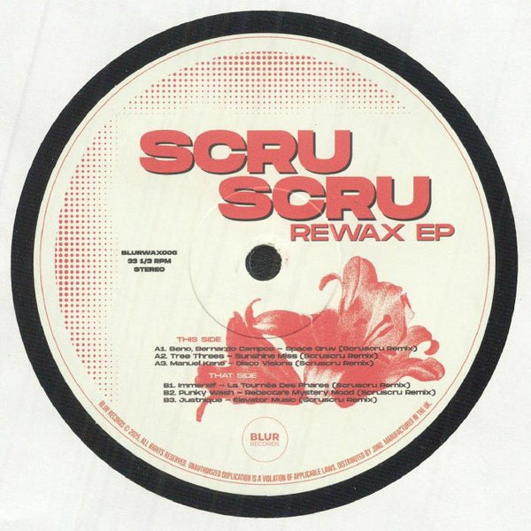 SCRUSCRU ReWax EP Blur Format: 12" - punk to funk heaven