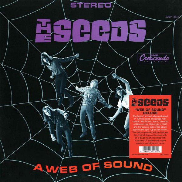SEEDS, THE A WEB OF SOUND (DELUXE VINYL EDITION) VINYL DOUBLE ALBUM - punk to funk heaven
