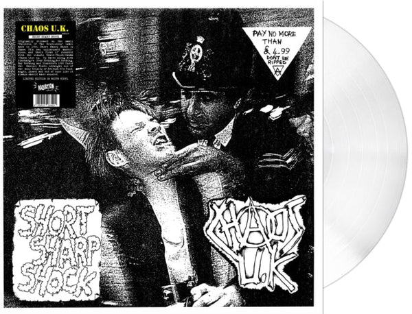 Short Sharp Shock (White Vinyl) Artist CHAOS U.K Format:LP Label:RADIATION REISSUES - punk to funk heaven