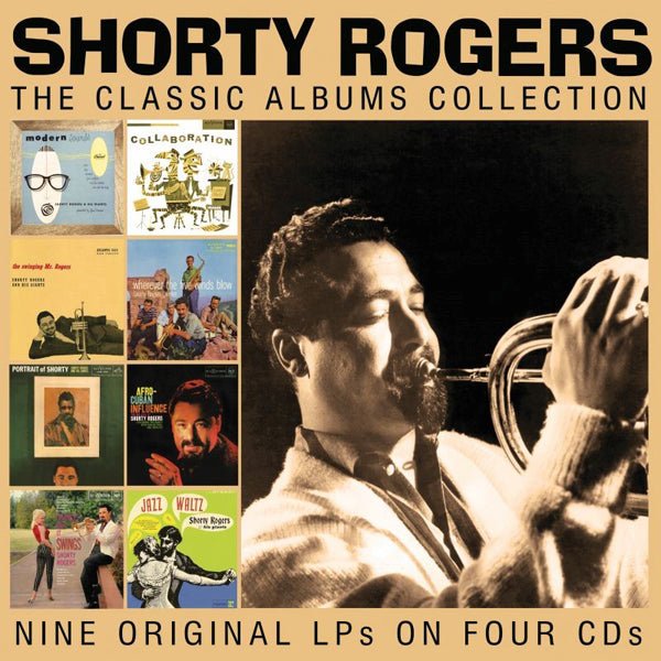 SHORTY ROGERS THE CLASSIC ALBUMS COLLECTION (4CD) COMPACT DISC - 4 CD BOX SET - punk to funk heaven