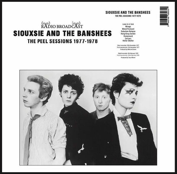 SIOUXSIE & THE THE BANSHEES The Peel Sessions 1977 - 1978 Radio Broadcast Format: LP - punk to funk heaven