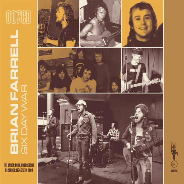 Six Day War Artist BRIAN FARRELL Format:CD Label:SEELIE COURT - punk to funk heaven