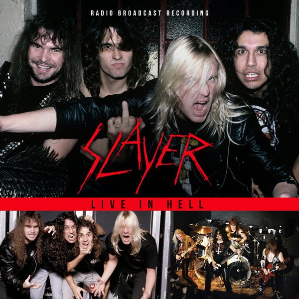 SLAYER LIVE IN HELL 1985 COMPACT DISC - punk to funk heaven