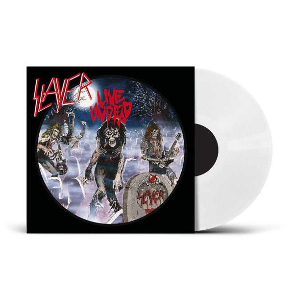SLAYER LIVE UNDEAD (PHD EXCLUSIVE WHITE VINYL) Vinyl LP - punk to funk heaven