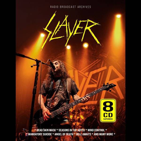 SLAYER SLAYER (8CD RADIO BROADCAST) Compact Disc Box Set - punk to funk heaven