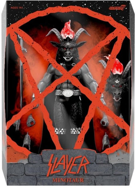 Slayer Ultimates! Wave 02 - Minotaur (Black Magic) super 7 - punk to funk heaven