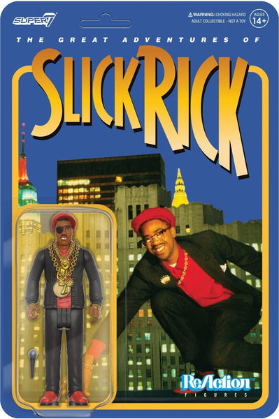 Slick Rick Great Adventures Reaction Figure super 7 - punk to funk heaven