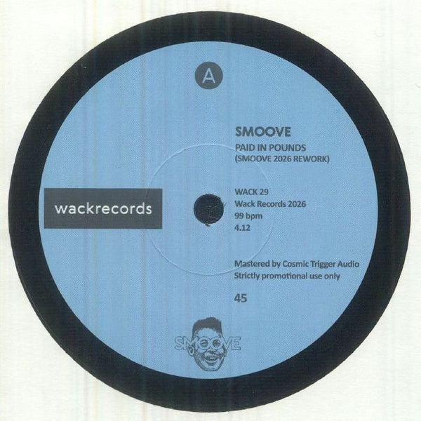 SMOOVE Paid In Pounds (7") Wack - punk to funk heaven