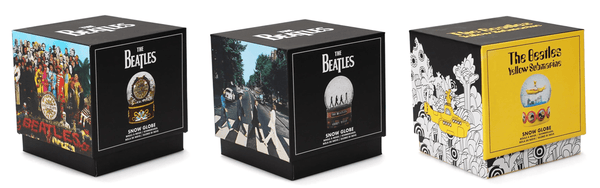 Snow Globes (65mm) - The Beatles full set of three new / boxed - punk to funk heaven