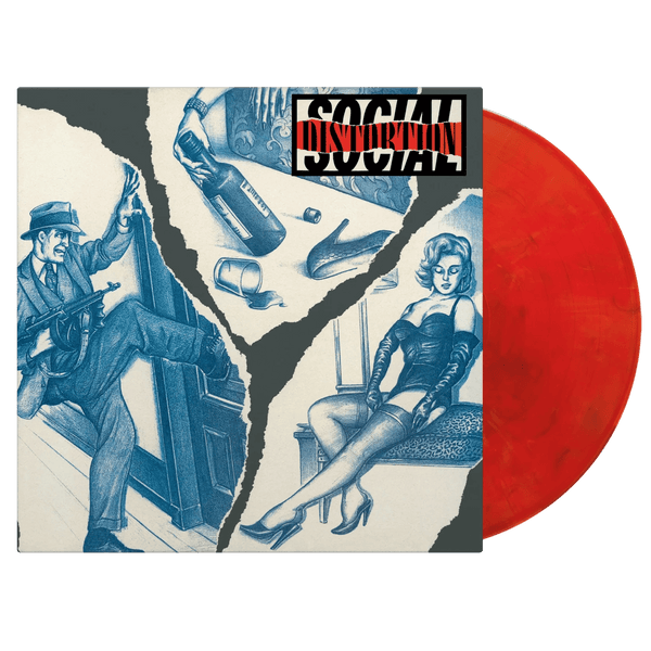 SOCIAL DISTORTION Social Distortion (Red Marble Vinyl) ltd numbered lp - punk to funk heaven