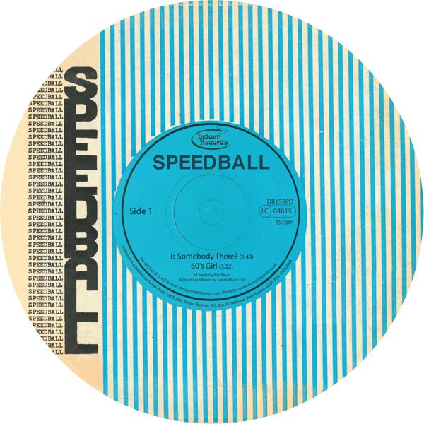 SPEEDBALL 60S GIRL EP (PICTURE DISC) VINYL 7" PICTURE DISC - punk to funk heaven