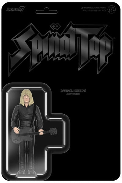 Spinal Tap David St. Hubbins (None More Black) Reaction Figures Wave 2 super 7 - punk to funk heaven