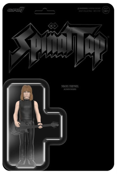 Spinal Tap Nigel Tufnel (None More Black) Reaction Figures Wave 2 super 7 - punk to funk heaven