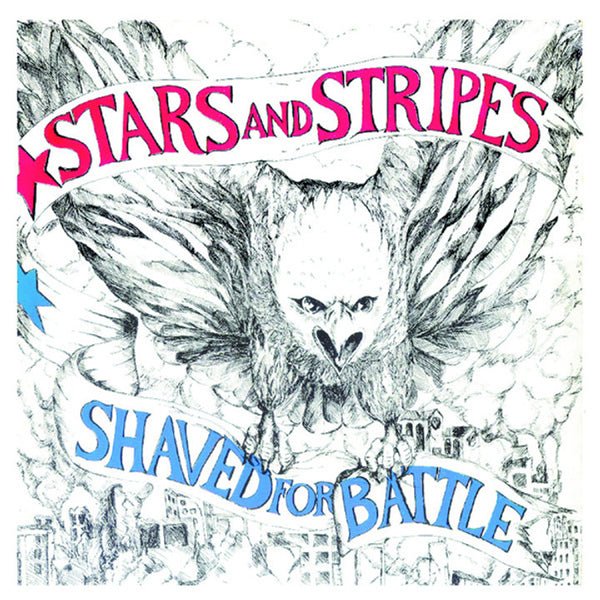 STARS AND STRIPES SHAVED FOR BATTLE (WHITE VINYL) Vinyl LP - punk to funk heaven