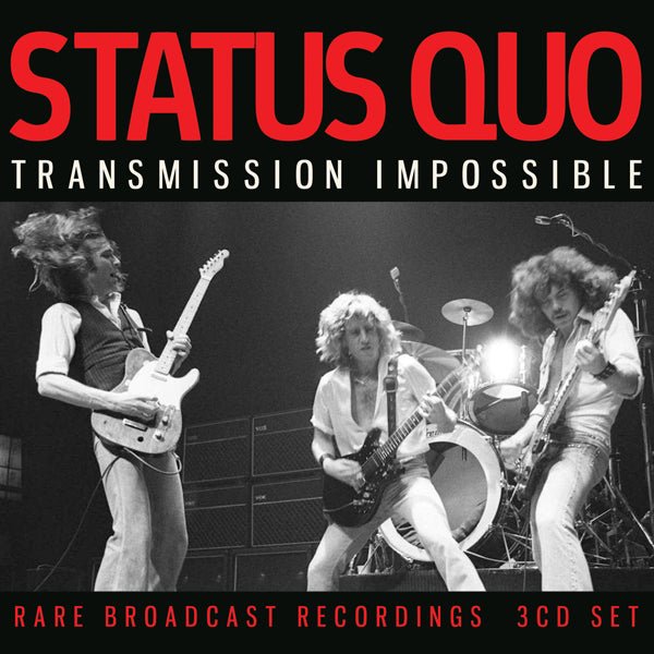 STATUS QUO TRANSMISSION IMPOSSIBLE (3CD) COMPACT DISC - 3 CD BOX SET - punk to funk heaven