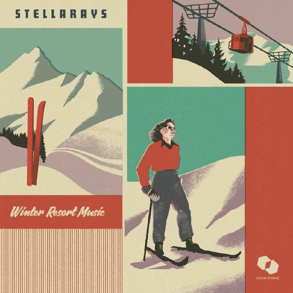 STELLARAYS Winter Resort Music (minty ice vinyl LP + insert) Castles In Space - punk to funk heaven