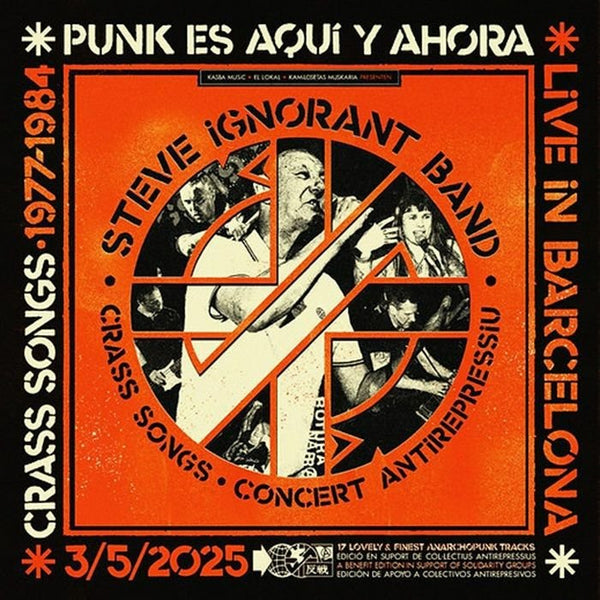 STEVE IGNORANT BAND Punk Es Aqui Y Ahora: Live In Barcelona (coloured vinyl LP) Kasba Spain - punk to funk heaven