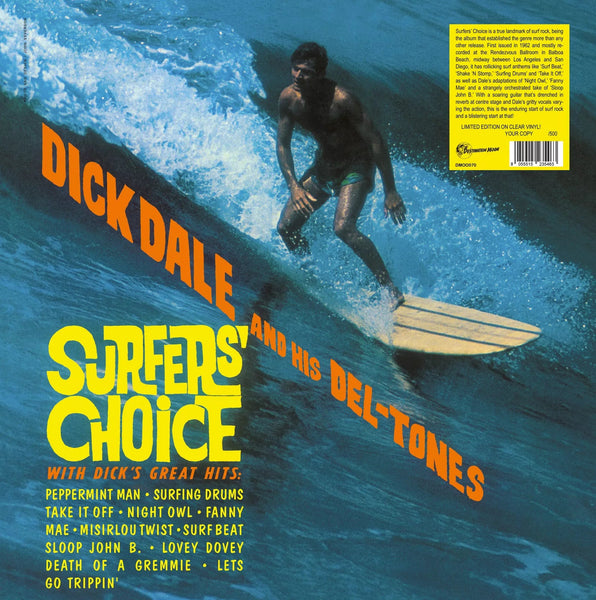 Surfers' Choice Artist Dick Dale and His Del - Tones Format:Vinyl / 12" Album (Clear vinyl) - punk to funk heaven