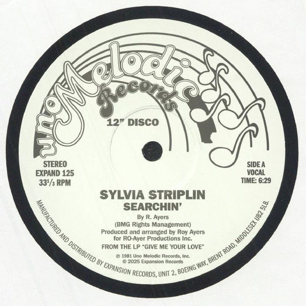 Sylvia STRIPLIN / ROY AYERS Searchin' Expansion Format: 12" - punk to funk heaven