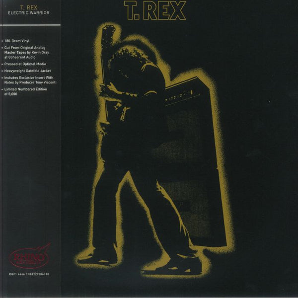 T REX Electric Warrior (Rhino High Fidelity Edition) (liimited numbered gatefold 180 gram vinyl LP + insert with obi - strip) Rhino US - punk to funk heaven