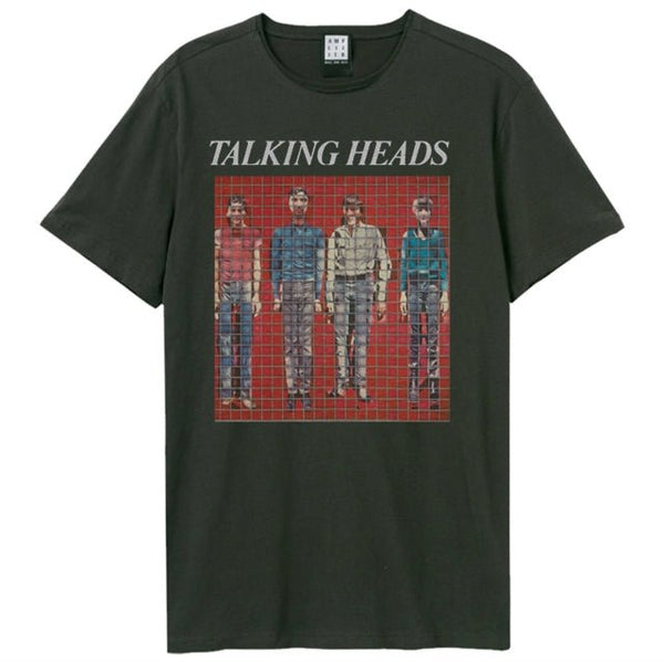 Talking Heads Buildings And Food Amplified Vintage Charcoal T Shirt - punk to funk heaven