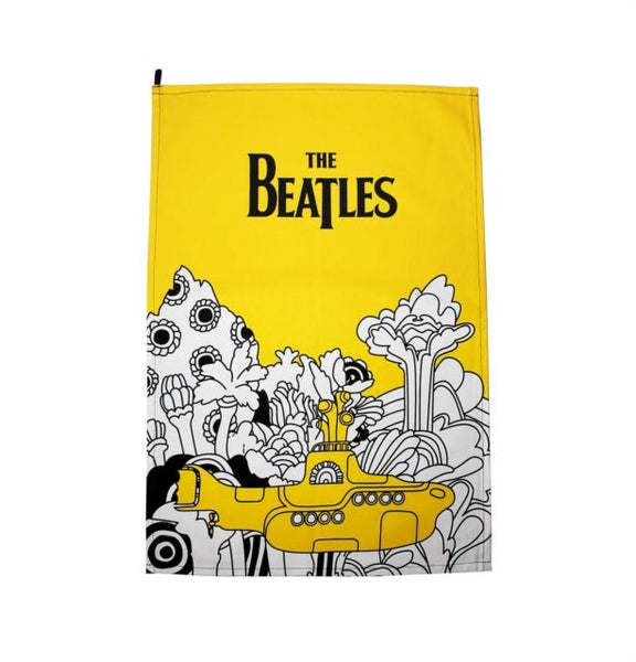 Tea Towel (Recycled Cotton) - The Beatles (Yellow Submarine) - punk to funk heaven