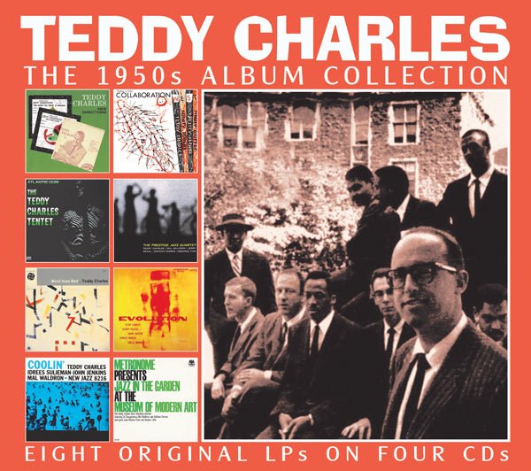 TEDDY CHARLES THE 1950S ALBUMS COLLECTION (4CD) COMPACT DISC - 4 CD BOX SET - punk to funk heaven