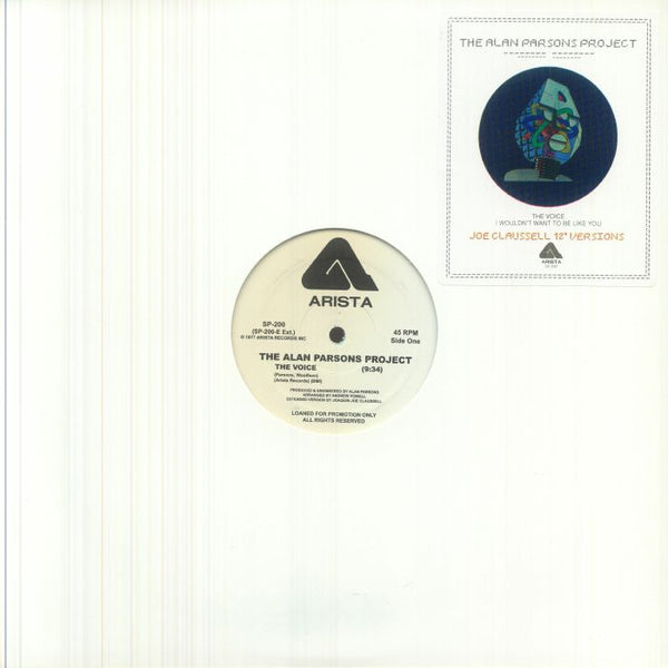 The ALAN PARSONS PROJECT / JOE CLAUSSELL The Voice: Joe Claussell 12" Versions (light blue marbled vinyl 12") Misc US - punk to funk heaven