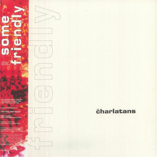 The CHARLATANS Some Friendly (35th Anniversary Edition) (gatefold white vinyl 2xLP with obi - strip) Beggars Banquet - punk to funk heaven