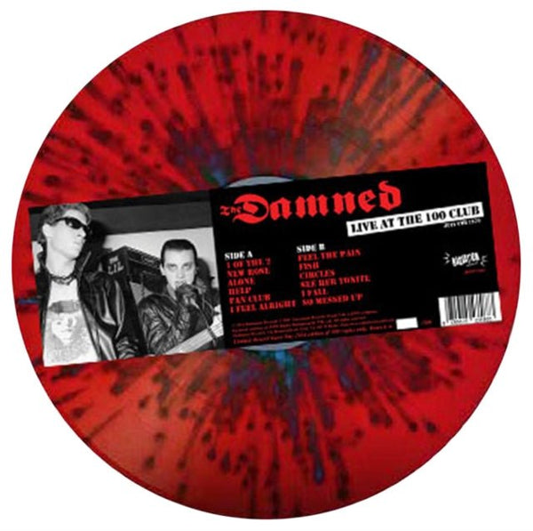 the damned Live At The 100 Club (Splatter Vinyl) Vinyl lp - punk to funk heaven
