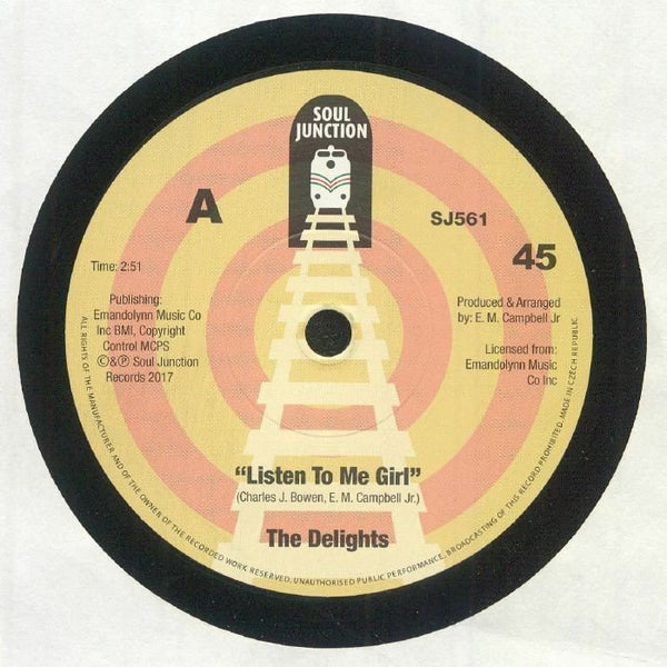 The DELIGHTS Listen To Me Girl Soul Junction Format: 7" - punk to funk heaven