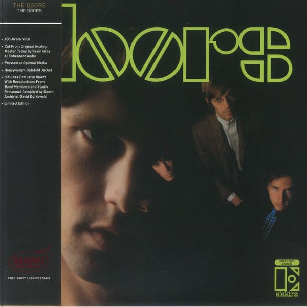 The DOORS The Doors (Rhino High Fidelity) Rhino High Fidelity US Format: limited gatefold 180 gram vinyl LP + booklet with obi - strip - punk to funk heaven