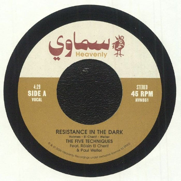 The FIVE TECHNIQUES feat ROISIN EL CHERIF / PAUL WELLER Resistance In The Dark (7") Heavenly - punk to funk heaven