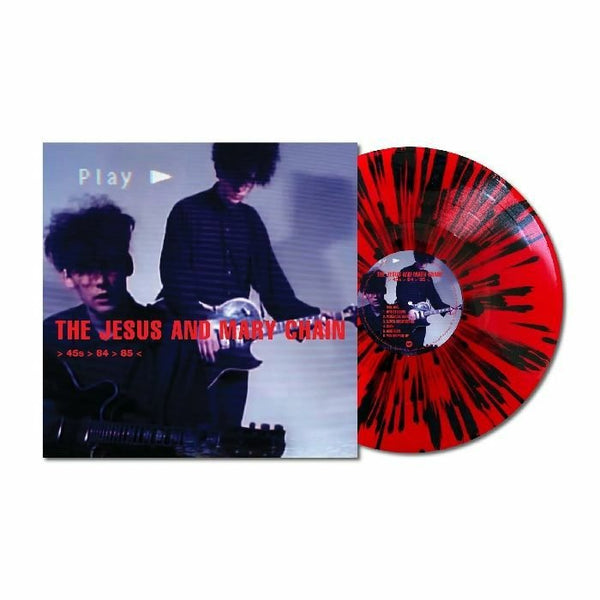 The JESUS & MARY CHAIN 45s 84 - 85 Rhino Format: limited red & black splattered vinyl LP - punk to funk heaven